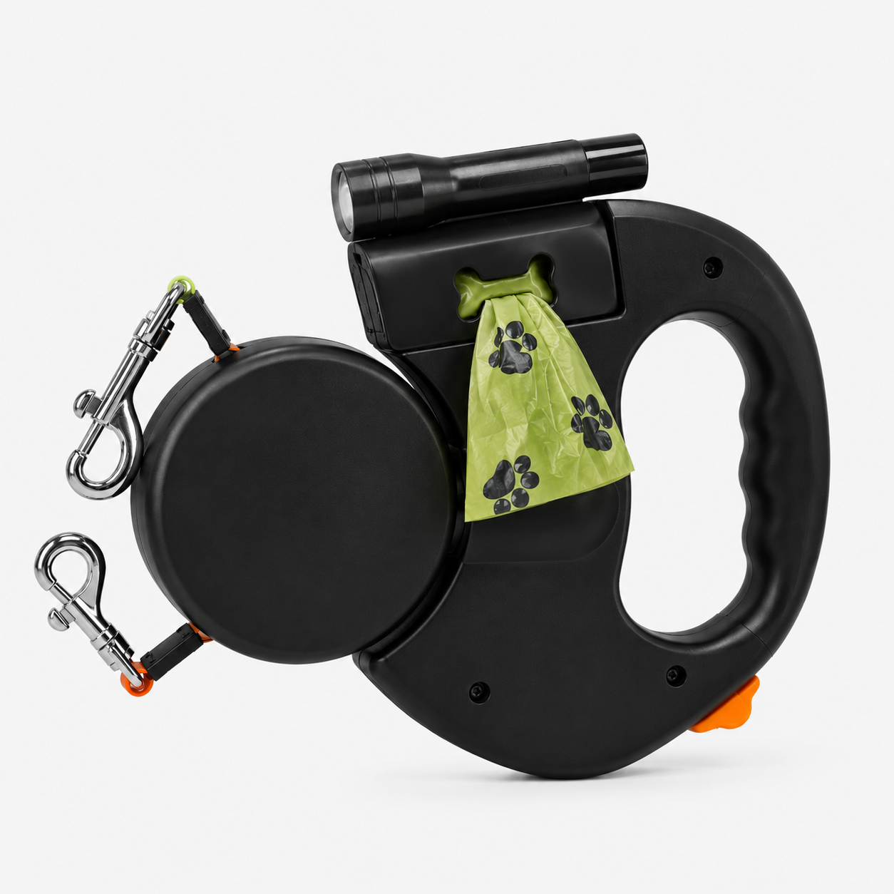 Dualix™ 360° Anti-Tangle Dual Retractable Dog Leash